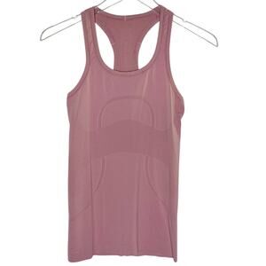 Lululemon 4 Swiftly Tech Racerback Tank Quicksand Pink Gym Yoga Running